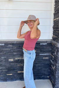 Michael Stars - Gina Wide Binding Crop Top