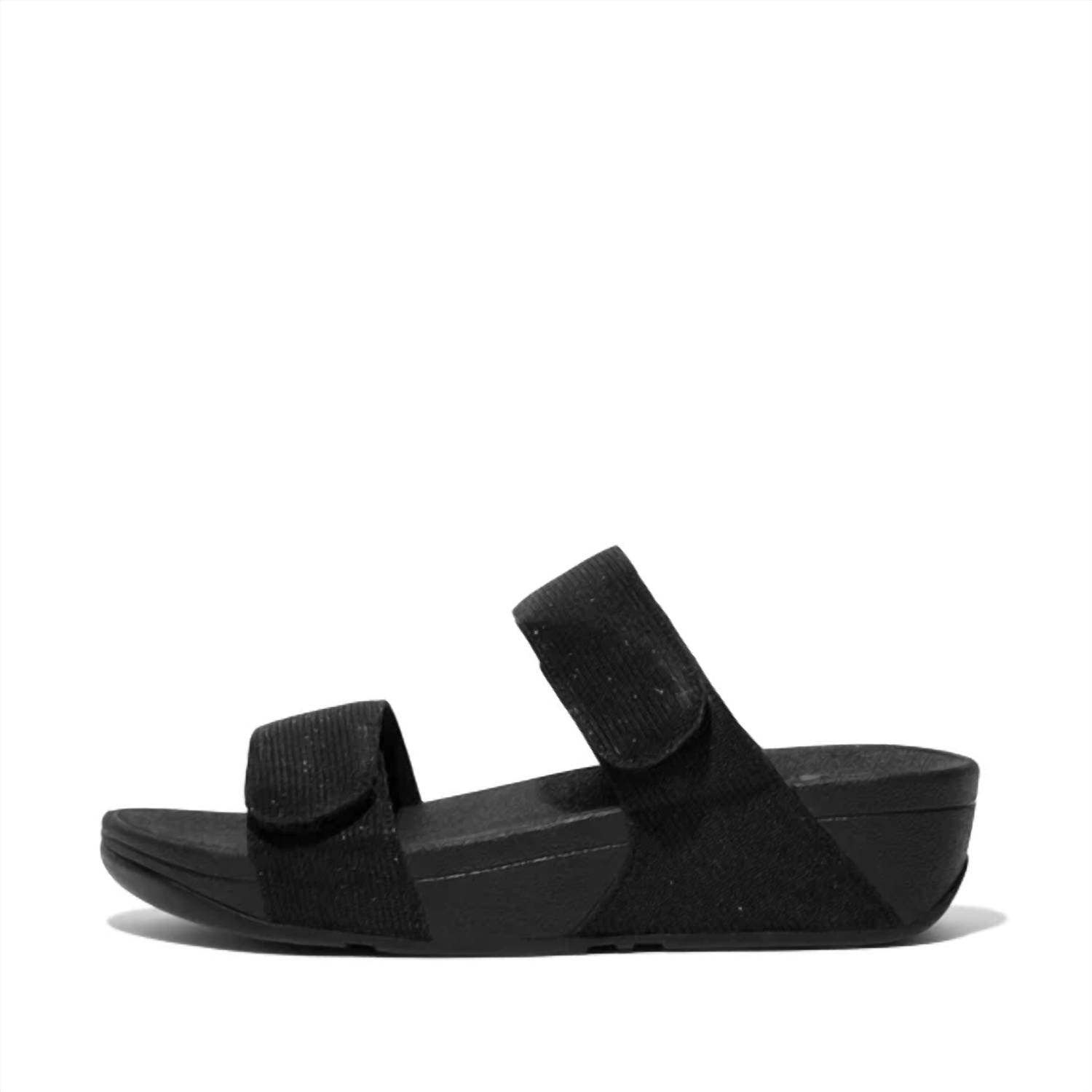 Fitflop - Women's Lulu Adjustable Shimmerlux Slides