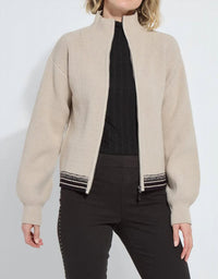 Lysse - Blythe Zip Up Rib Sweater