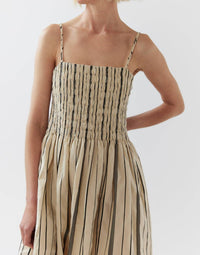 Liv - Stripe Jacquard Dress