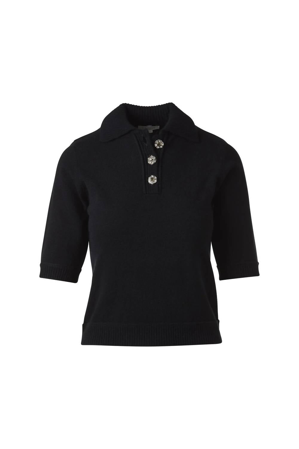 Kinross - Crystal Button Polo Shirt