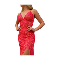 Chandalier - V Neck Backless Maxi Dress