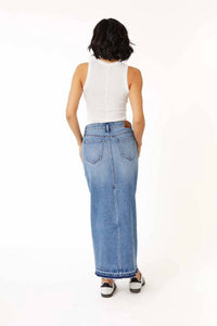 Level99 - Carol Exposed Button Maxi Skirt