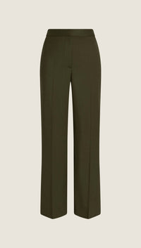 Argent Wide Leg Trouser in olive - women's pants - view 7
