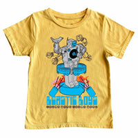 Rowdy Sprout - Boys Sunset Beastie Robot Tee