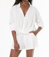 Young Fabulous & Broke - Traveler Long Sleeve Button-down Top