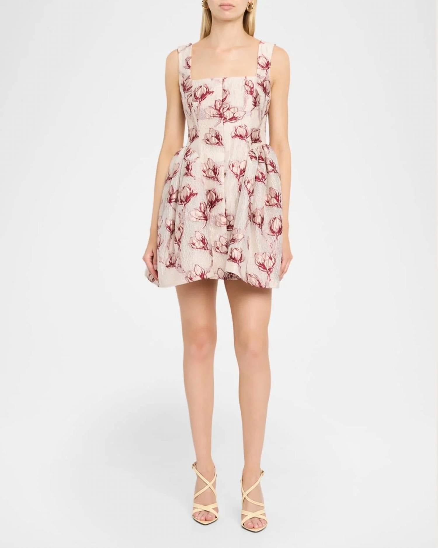 Milly - Erin Sleeveless Floral Mini Dress
