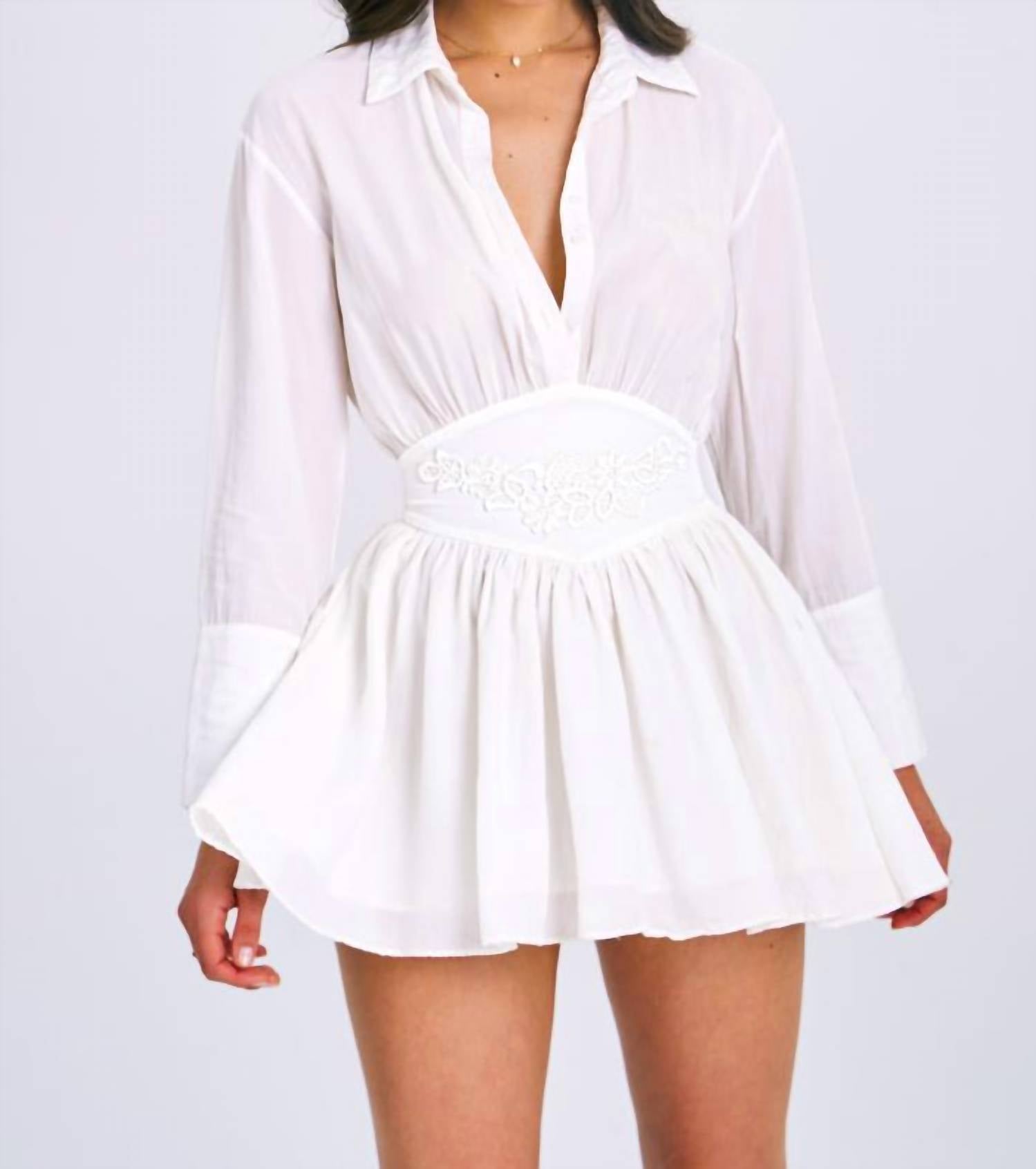 Miss Circle - Jamila Shirt Mini Dress