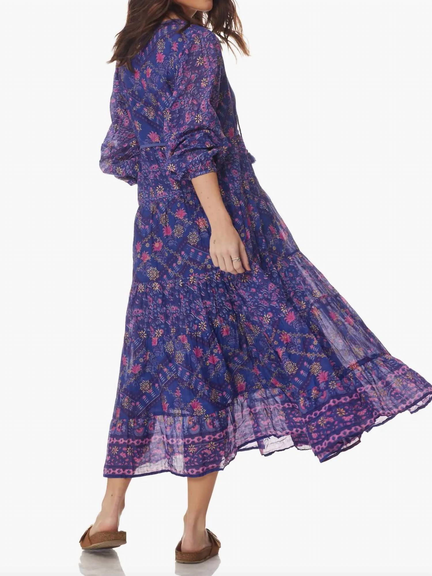 Blue Boheme - Kayla Printed Midi Dress