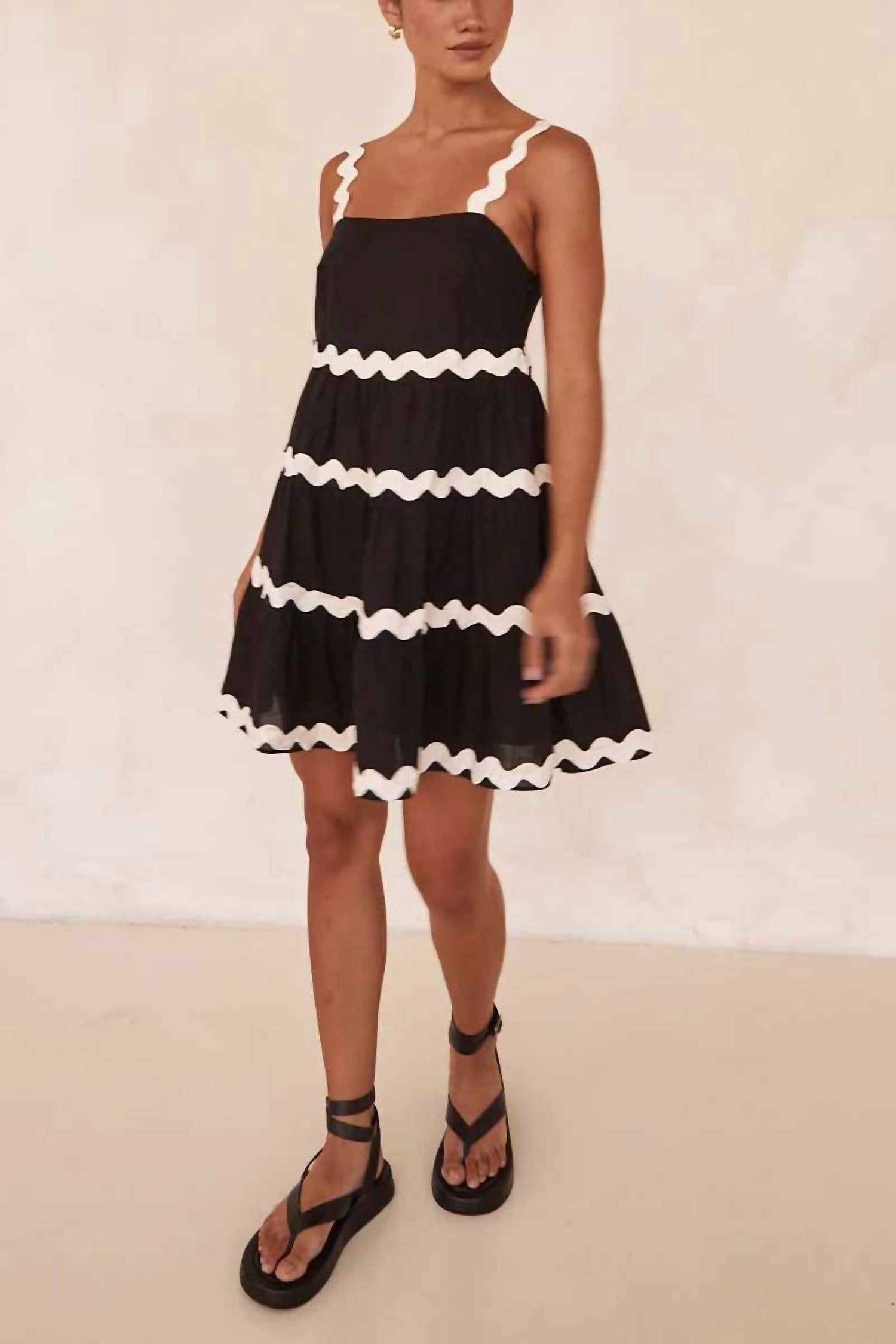 Mayah Overseas - Ric Rac Mini Dress