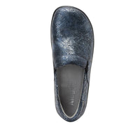 Alegria Women's Keli Slip On Leather Shoes in pewter lace - women's shoe - alternate view