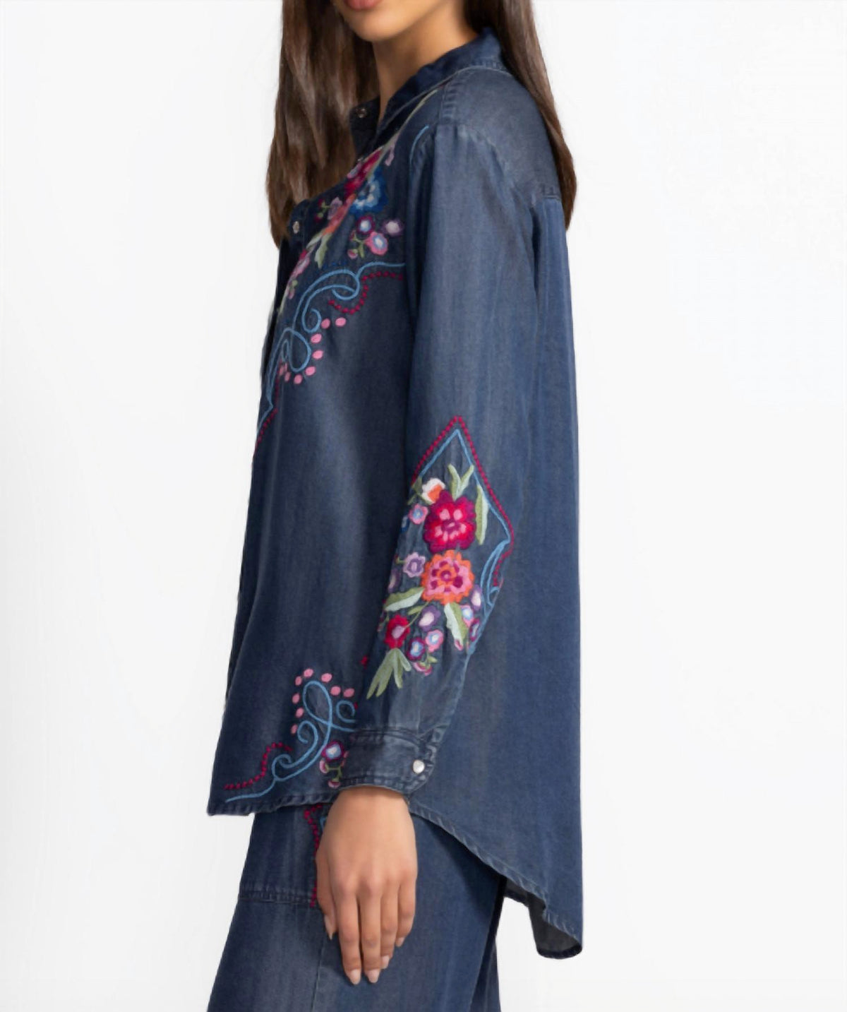 Johnny Was - Oversized Shirt Tunic