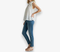 Tru Luxe - Sleeveless Eyelet Top