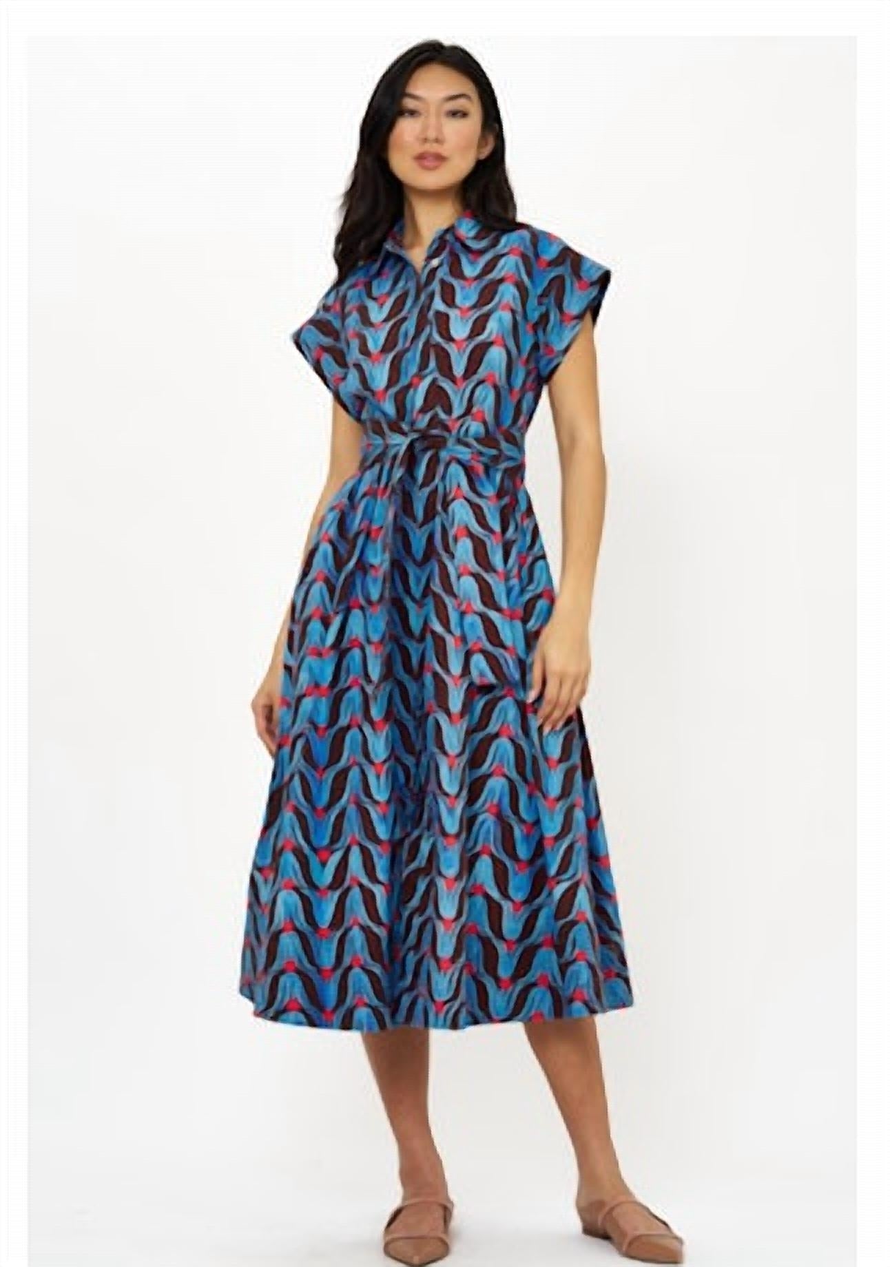 Oliphant - Belted Shirt Dress