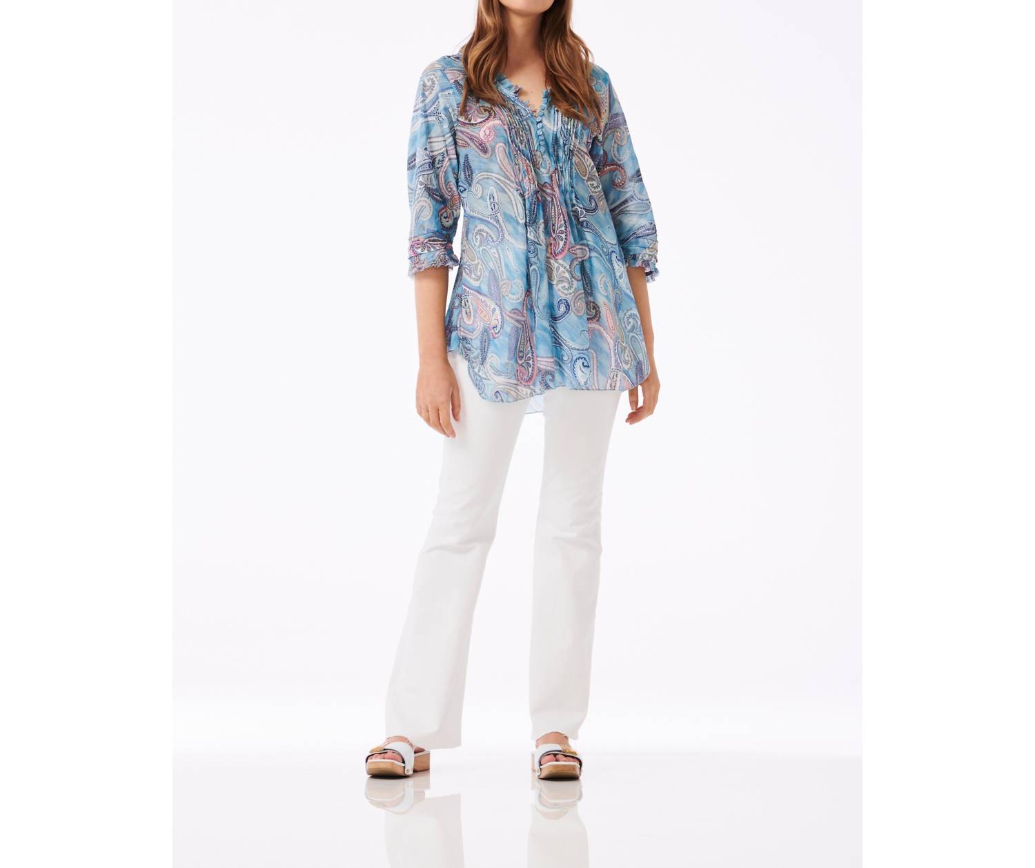Oneseason - Skiathos Cotton Poppy Top