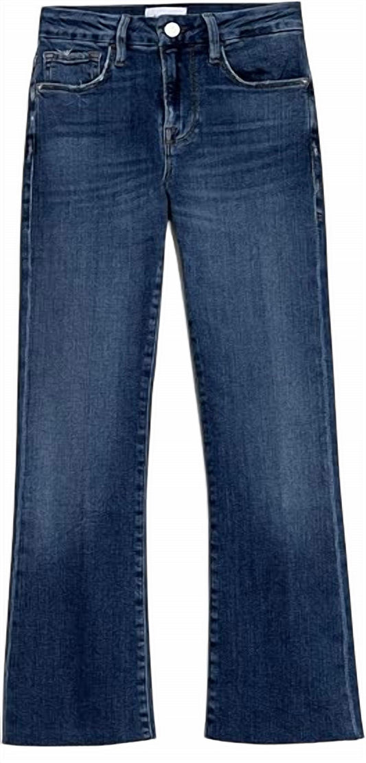 Frame - Women's Le Crop Mini Boot Raw Edge Jeans