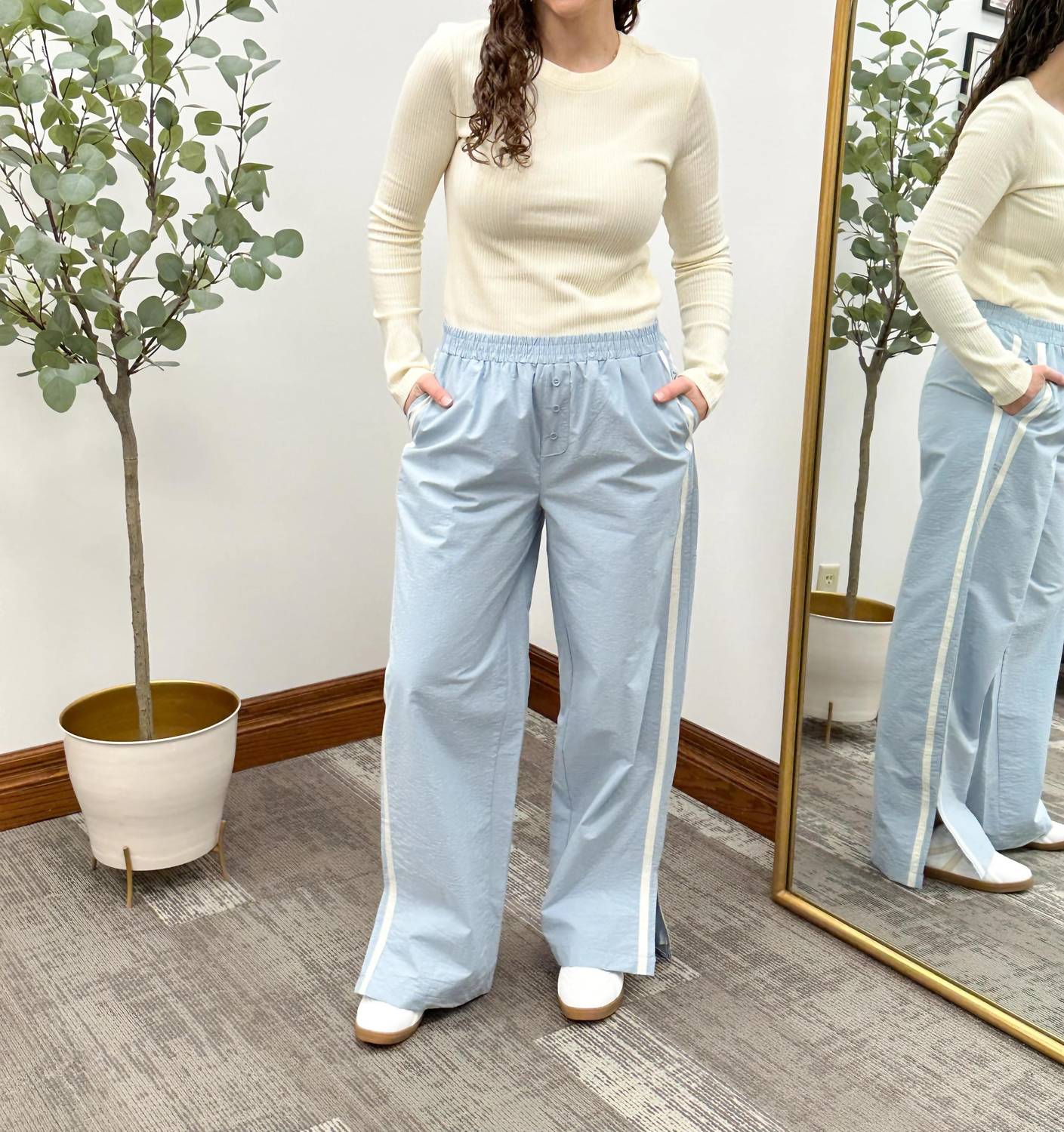 Sunday Edition - Side Stripe Boxer Pants