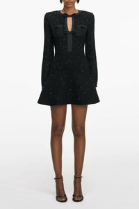 Self-Portrait - Sequin Knit Mini Dress