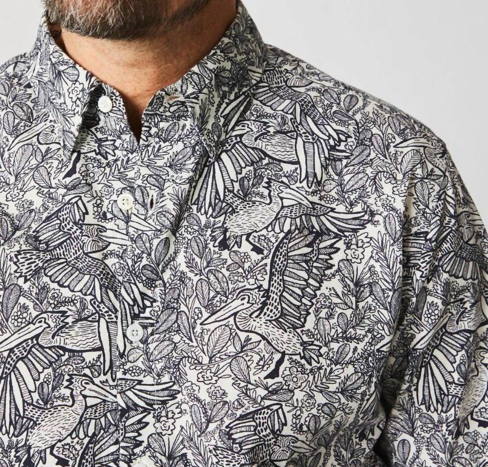 Billy Reid - Pelican Beach Wilson Long Sleeve Shirt