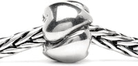 Trollbeads Women's Hearts Small Bead Charm in silver - women's accessory - detail view