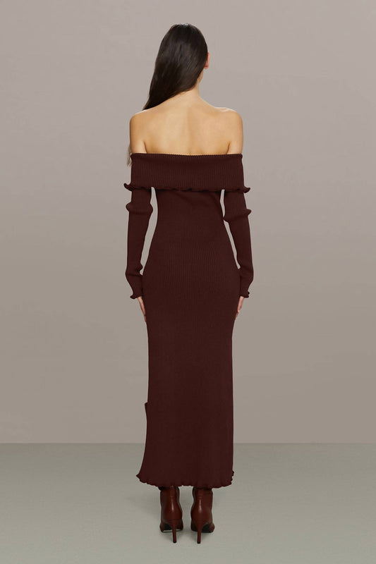 Amur - Meadow Lettuce Edge Midi Dress