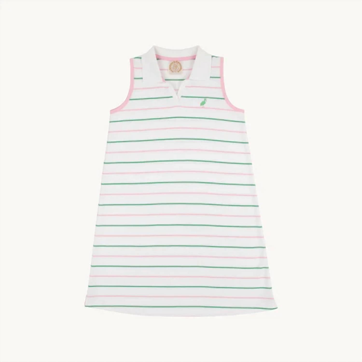 The Beaufort Bonnet Company - GIRLS' SLEEVELESS MAUDE'S POLO DRESS