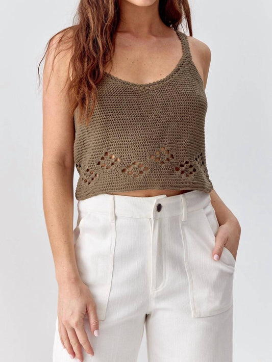 Greylin - Dixie Crochet Top