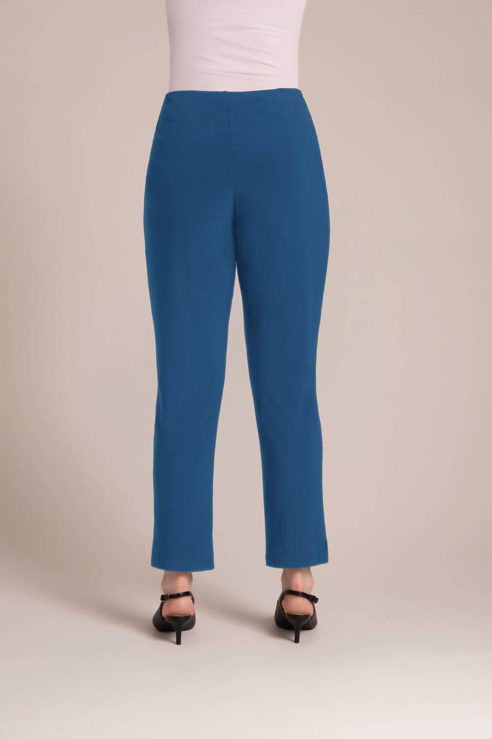 Sympli Narrow Pant in lake - women's pants - alternate view