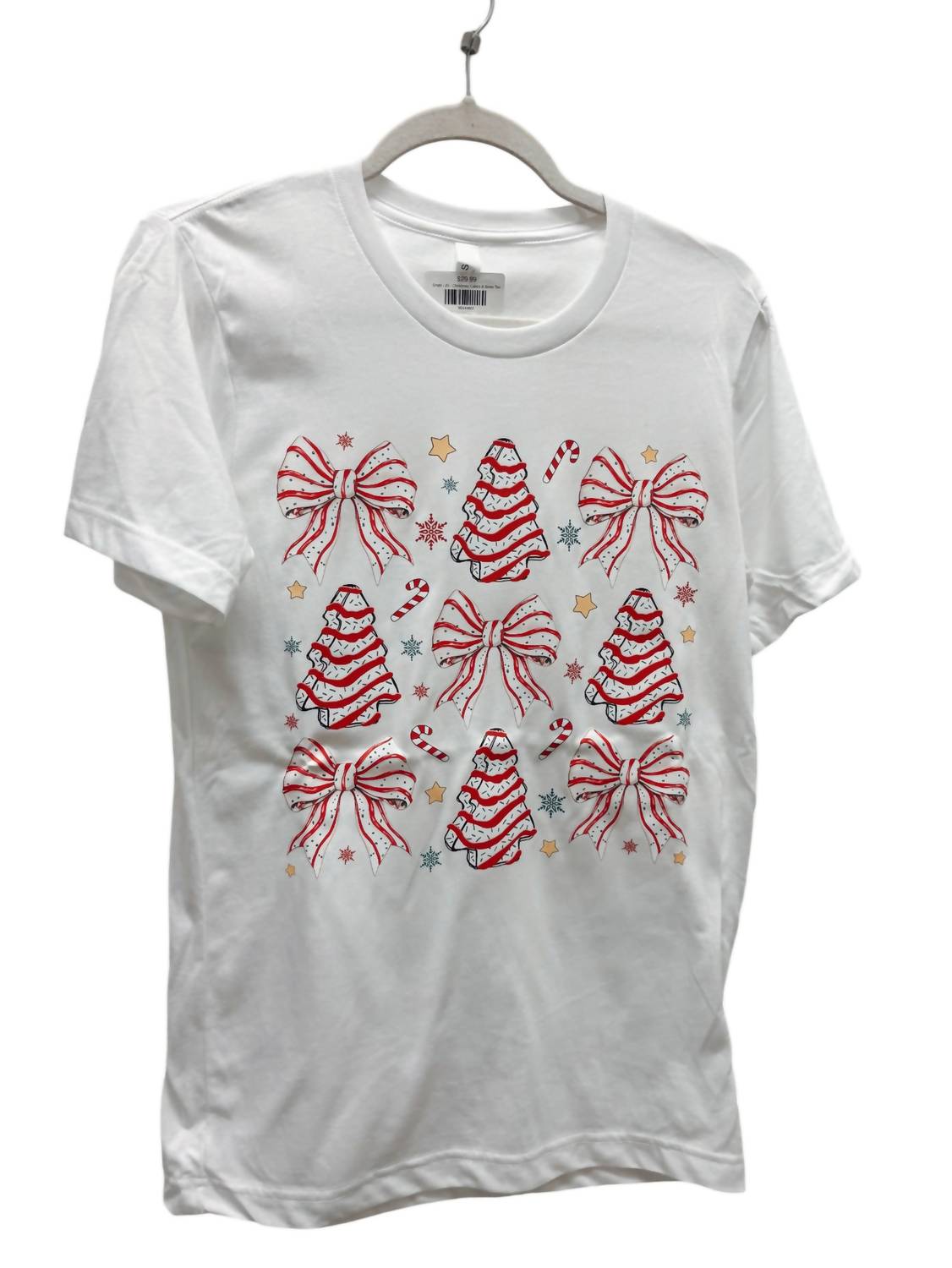 Bella + Canvas - Women's Christmas Cakes & Bows Tee