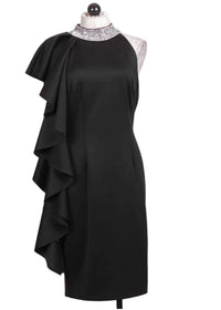 Frank Lyman - Women's Ruffle Sided Dress