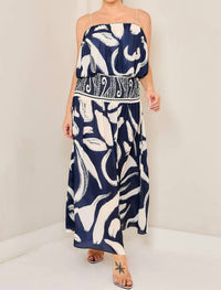 Her Botarri - Night Garden Top & Skirt Set