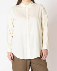 Dex - Button Front Long Sleeve Blouse