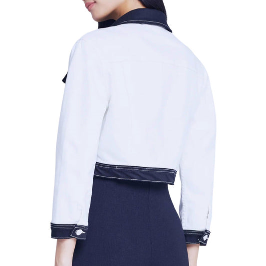 L'Agence - Koda Colorblock Crop Jacket