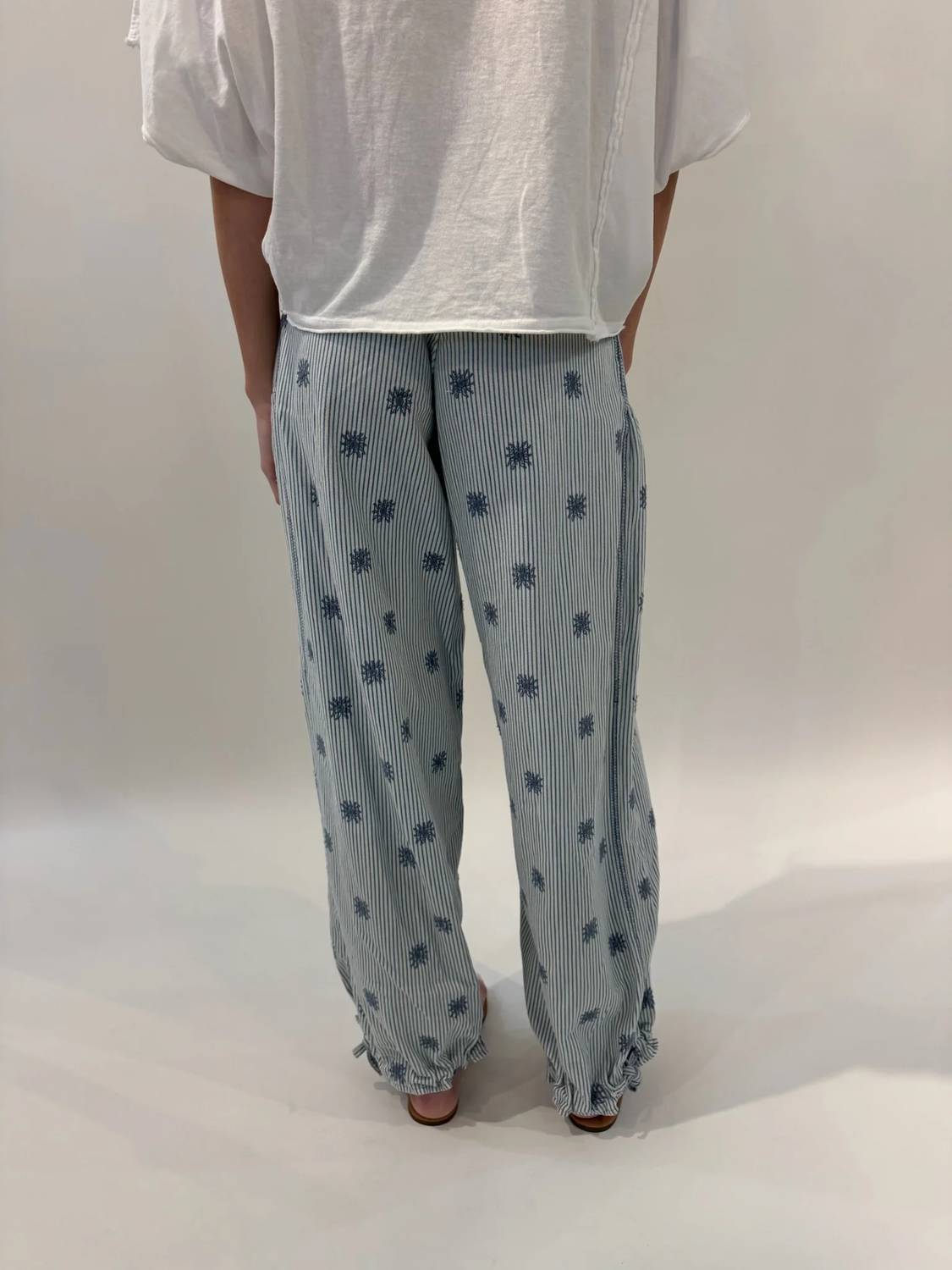 Free People - Lotus Embroidered Jeans