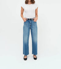 Daze - Pleaser High Rise Wide Ankle Jeans