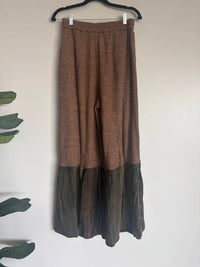 Young Threads - Women's Lacey And Ruffley Komon Top With Pant Set