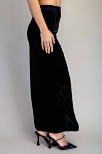 Ee:Some - Velvet Maxi Skirt