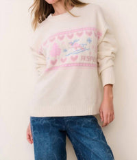 Loveshackfancy - Francie Wool Jacquard Pullover Sweater