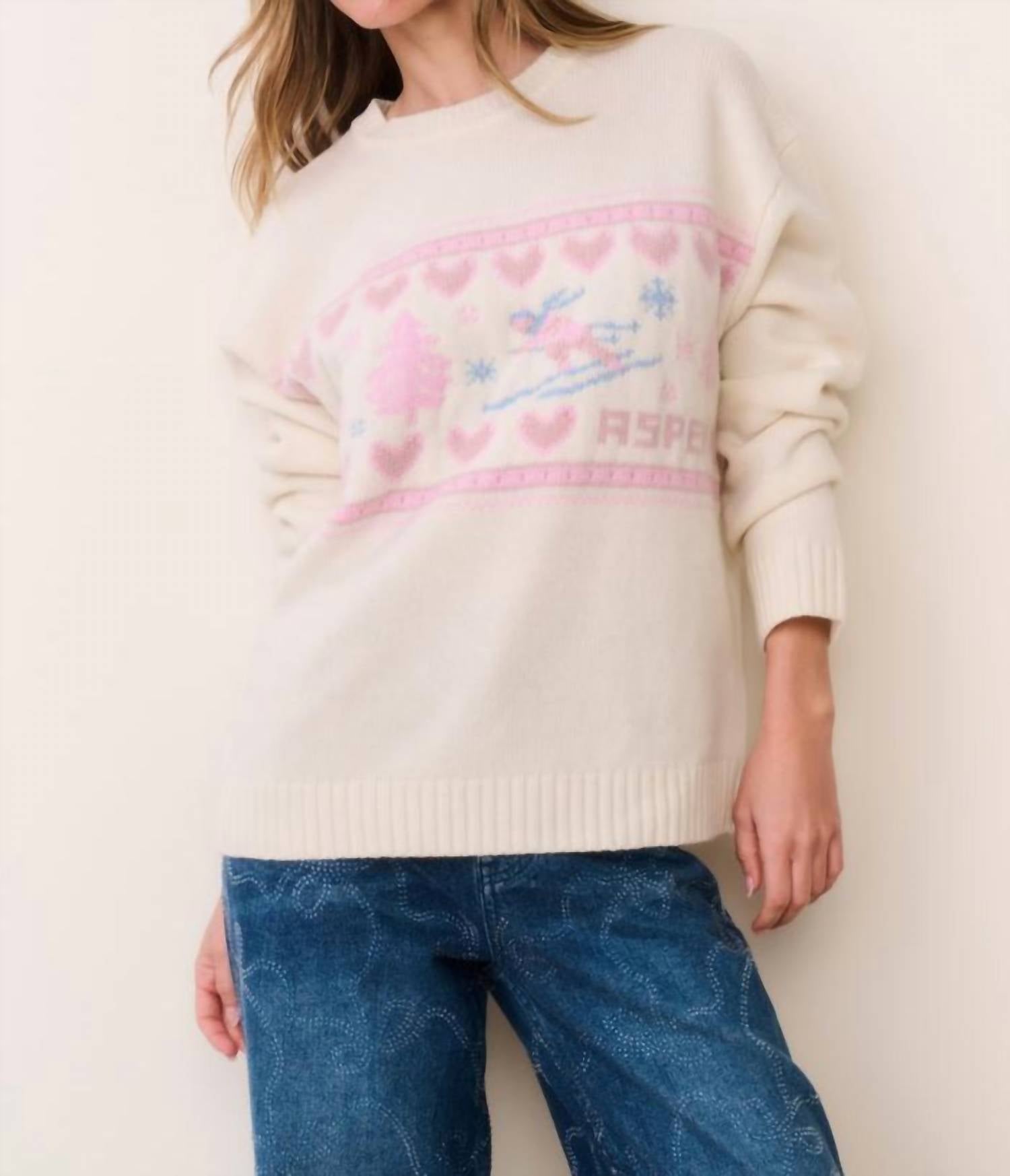 Loveshackfancy - Francie Wool Jacquard Pullover Sweater