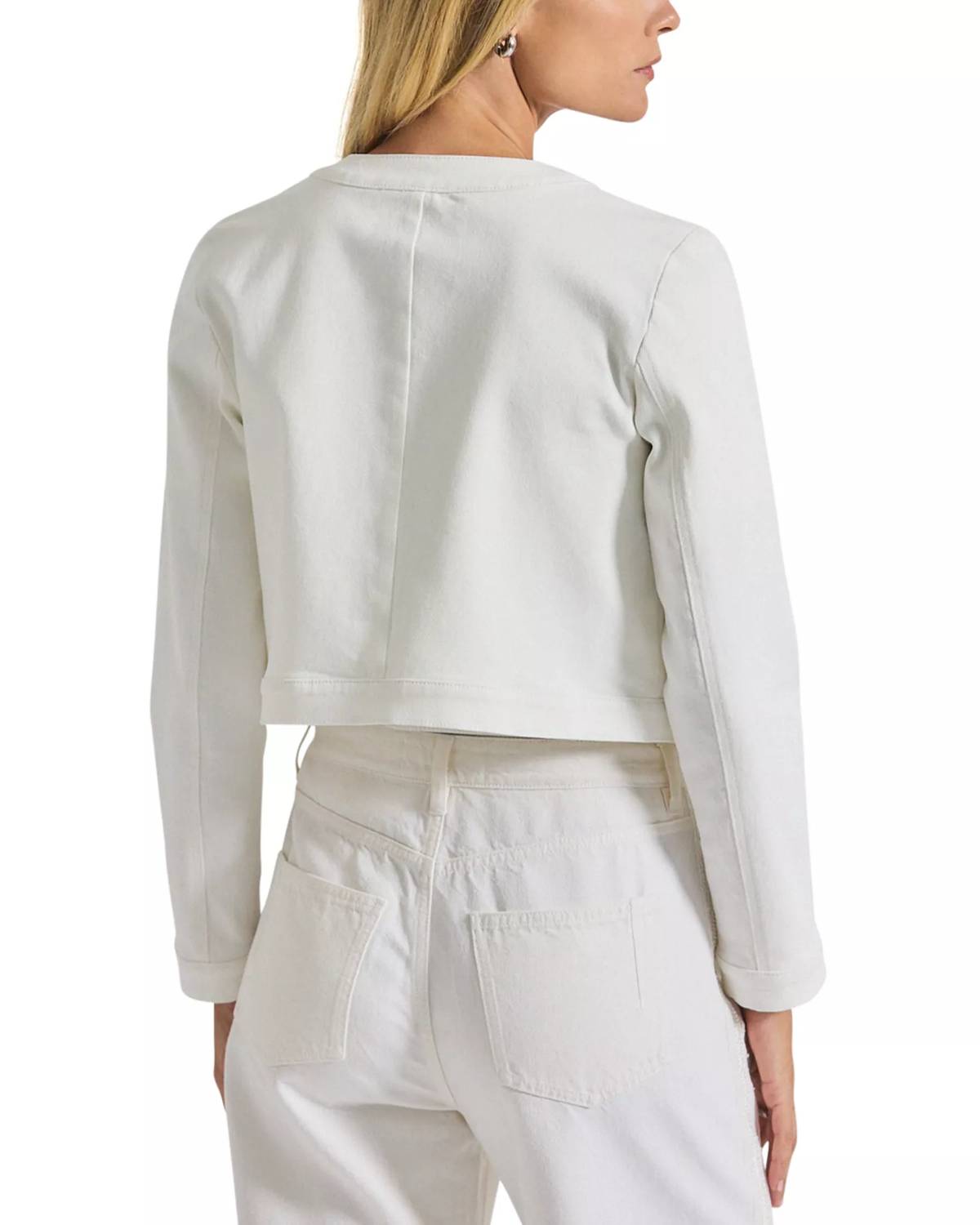 Derek Lam 10 Crosby - Cotton Penny Collarless Jacket