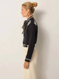 Maison Hotel - Charro Buttton Down Blouse