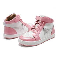 Oldsoles - Toddler's Team Star High Top Lace-up Sneakers