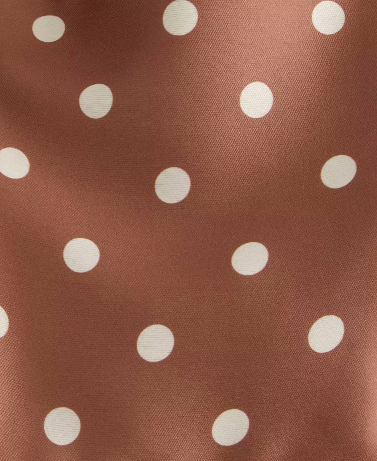 French Connection - Structured Taffeta Polka Dot Dress