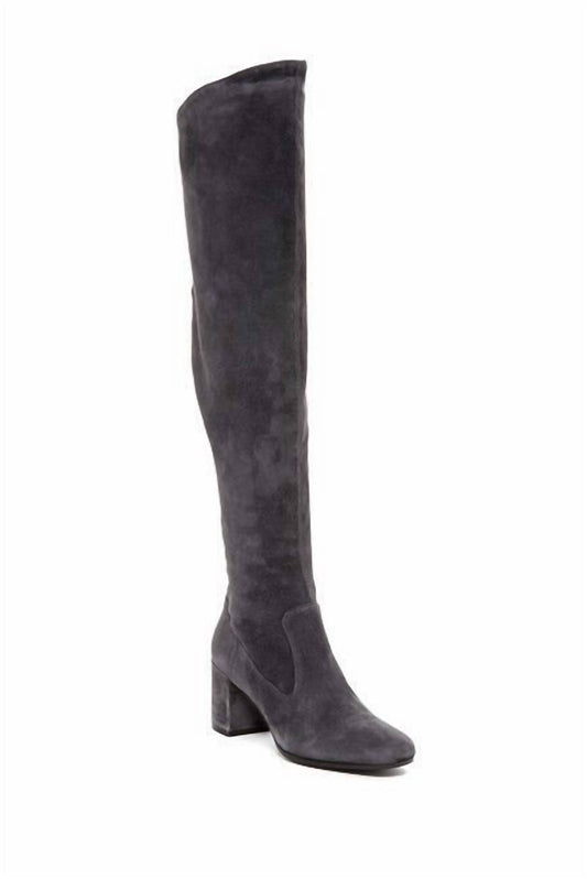 Vince - Women Blythe Suede Leather Over The Knee Boots
