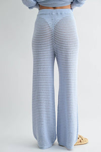 Mono B - Malibu Crochet Knit Beach Pants