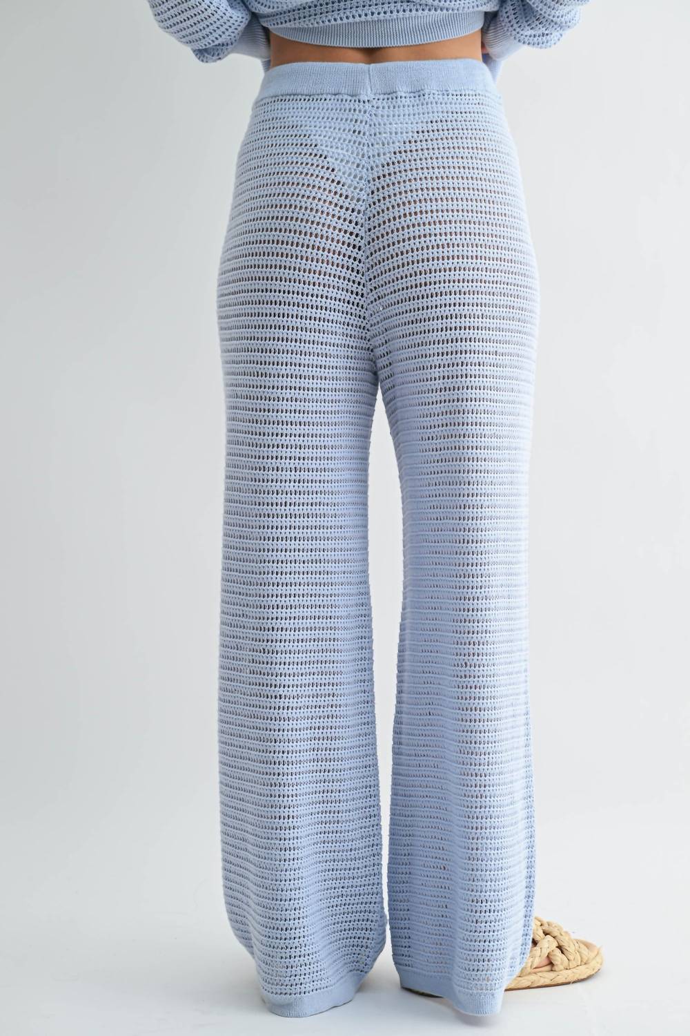 Mono B - Malibu Crochet Knit Beach Pants