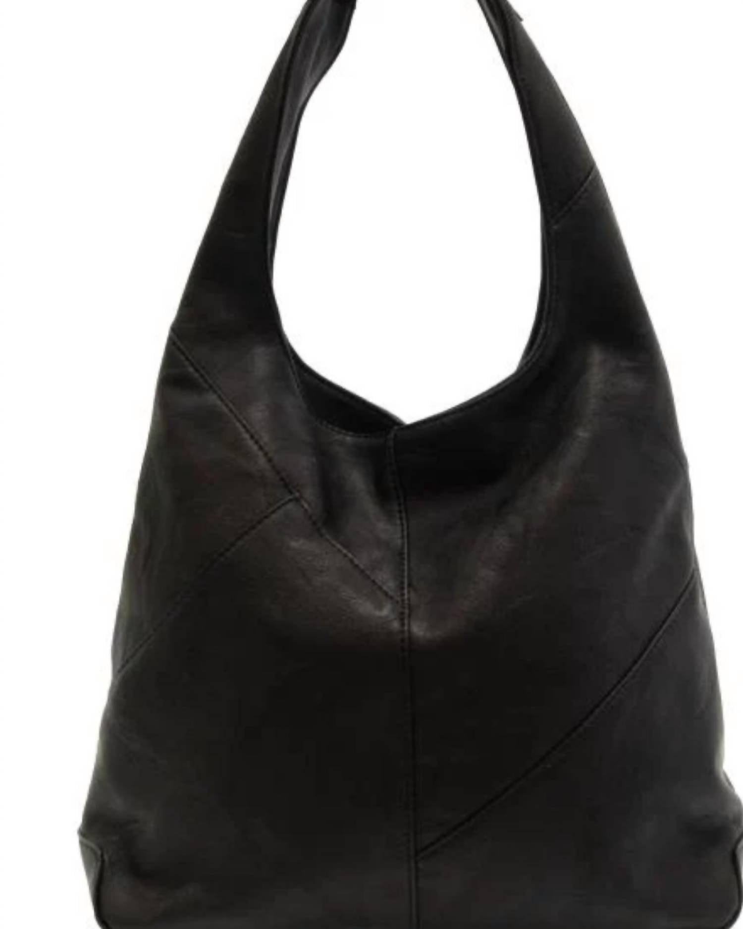 Joy Susan Women's Neve Puzzle Hobo Bag in black - women's bag - detail view