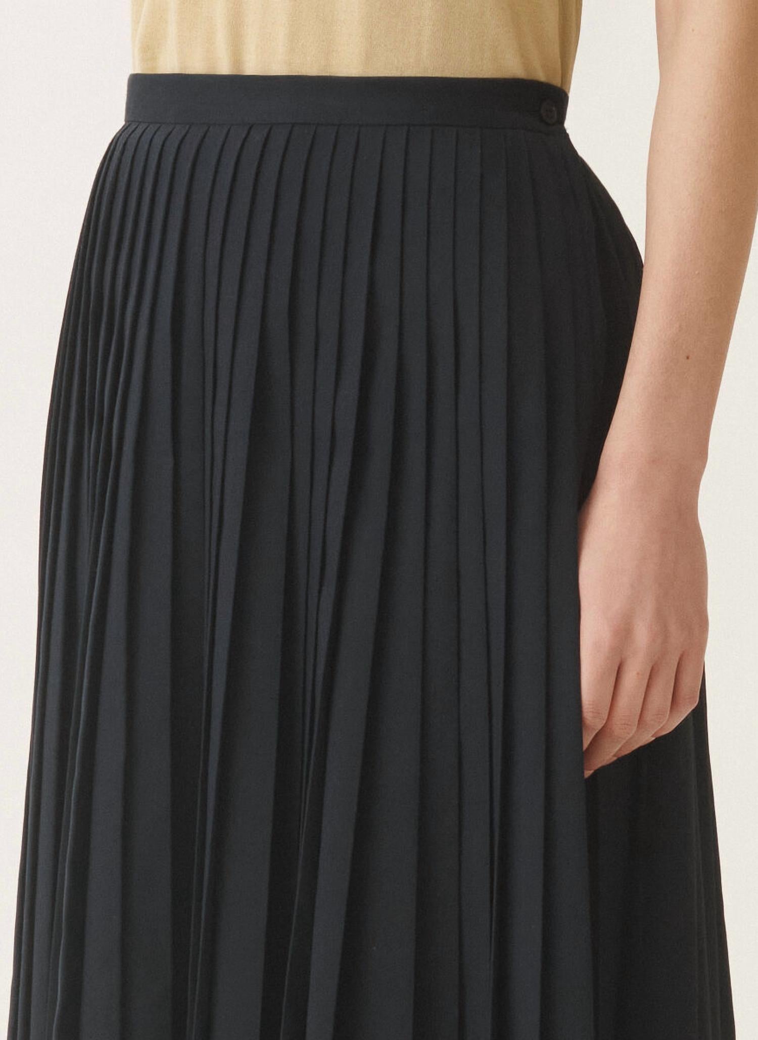 Fabiana Filippi - Pleated Muslin Midi Skirt