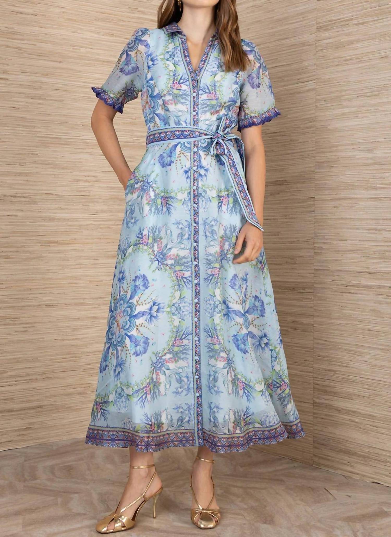 Hale Bob - Cosette Organza Maxi Dress