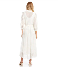 Karen Kane - Embroidered Tiered Dress